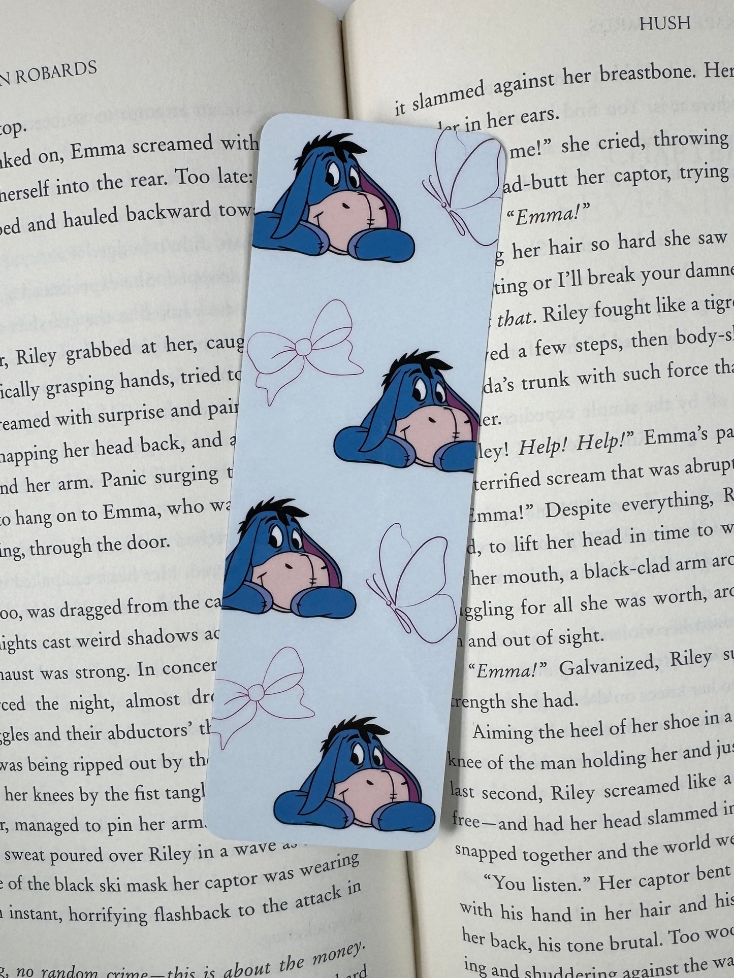 Eeyore and Butterflies Bookmark