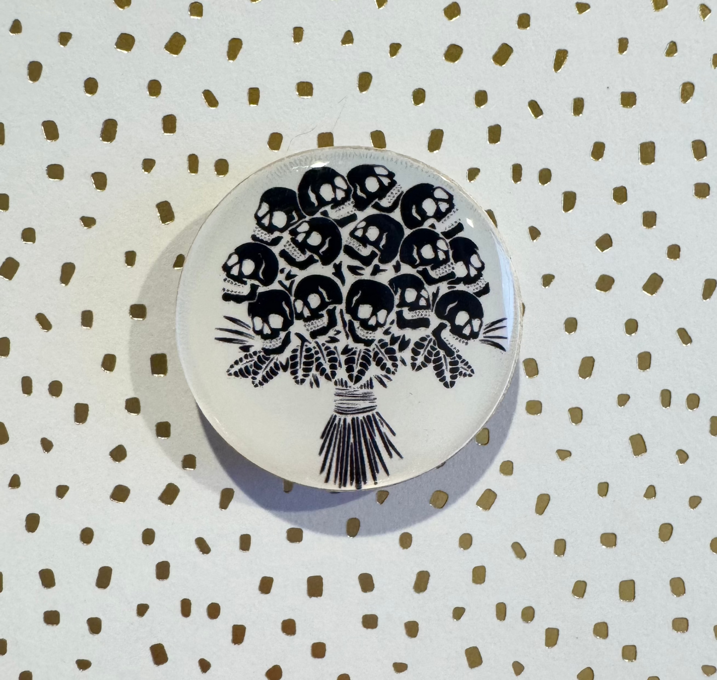 Skull Bouquet Mini Magnet