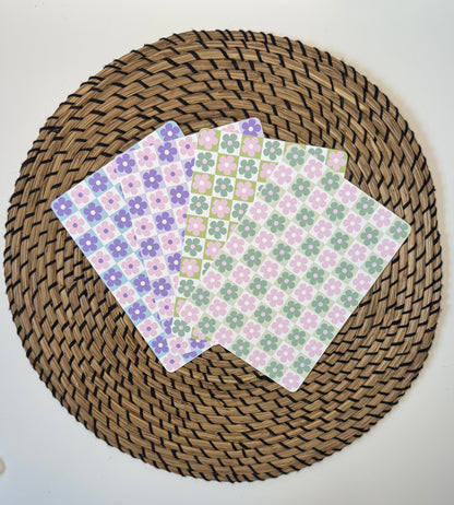 All Floral Checkerboard Inserts