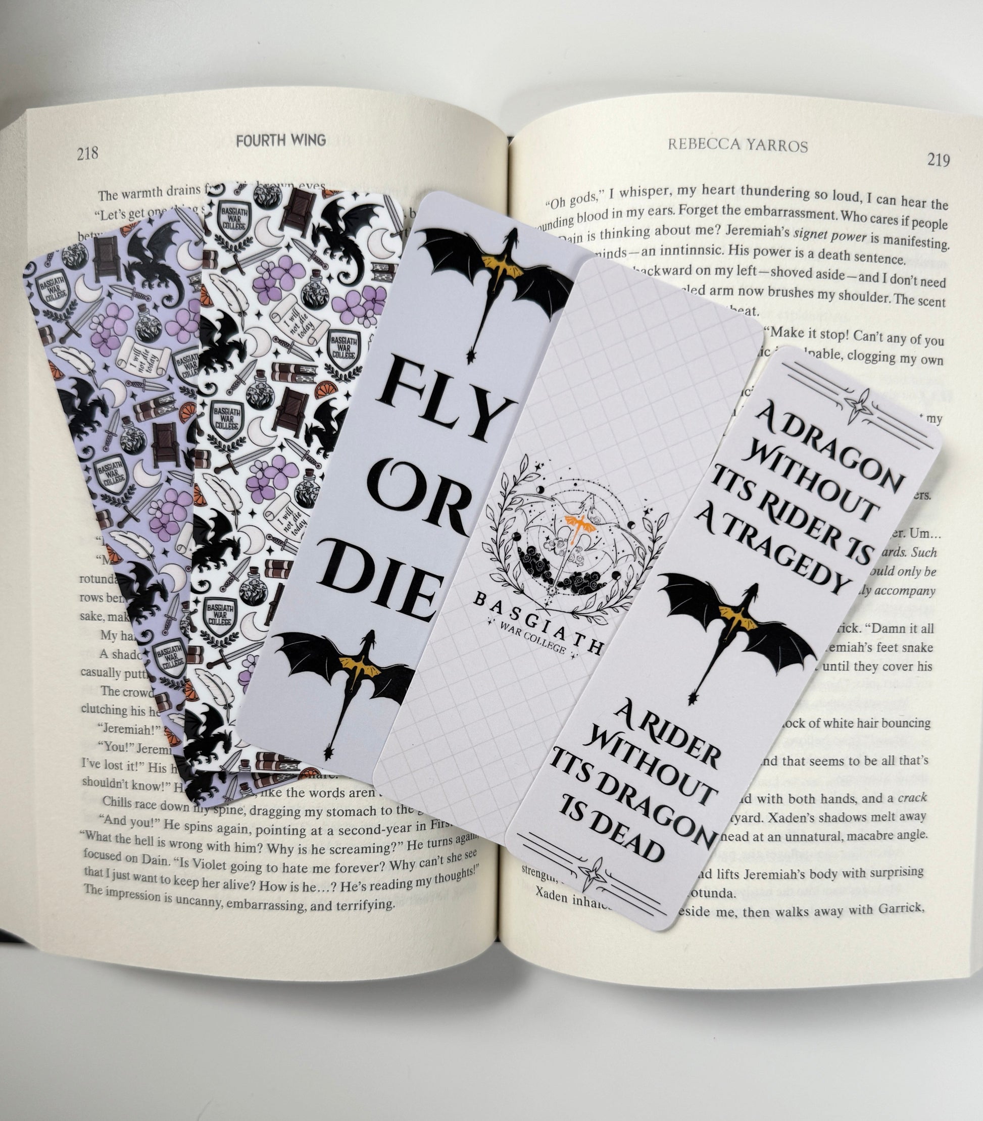 Fourth Wing Bookmarks