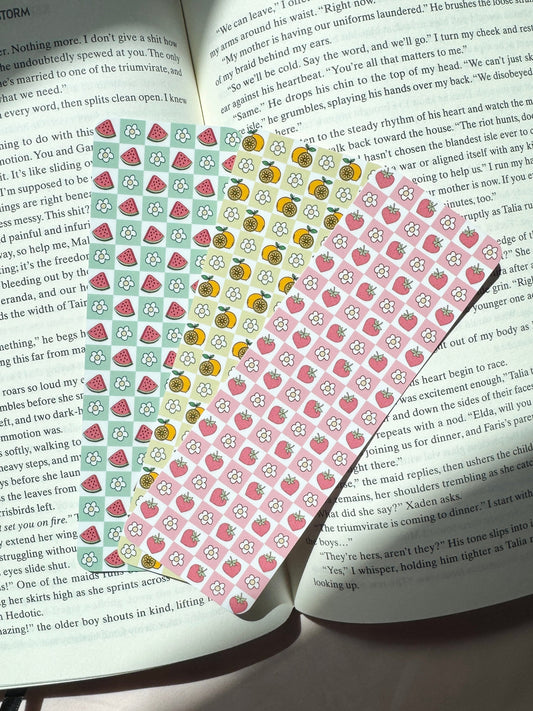 Fruit Themed Bookmarks