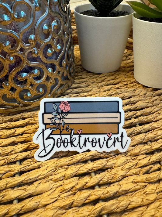 Booktrovert Sticker