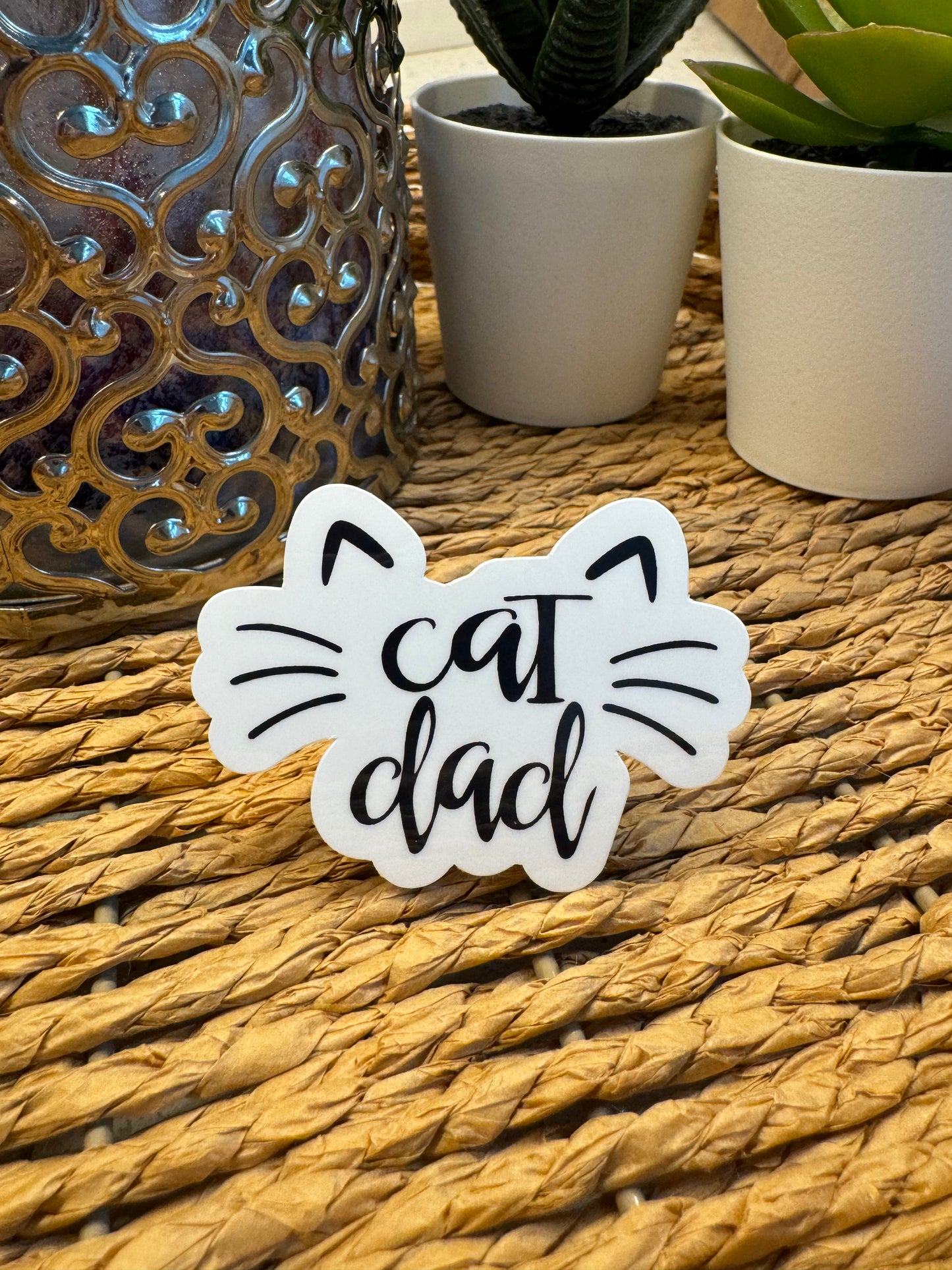 Cat Dad Sticker