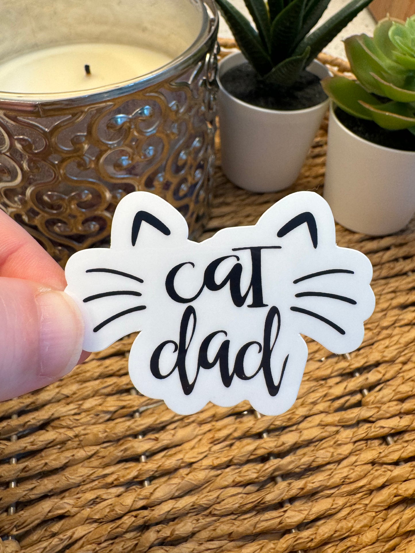 Cat Dad Sticker