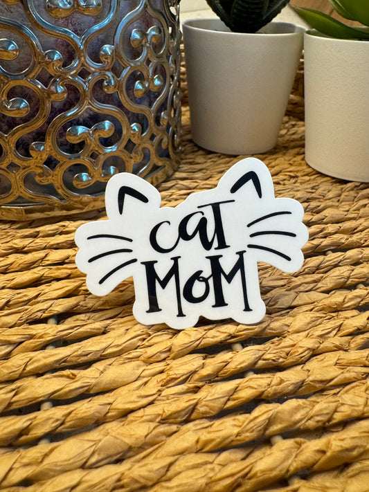 Cat Mom Sticker