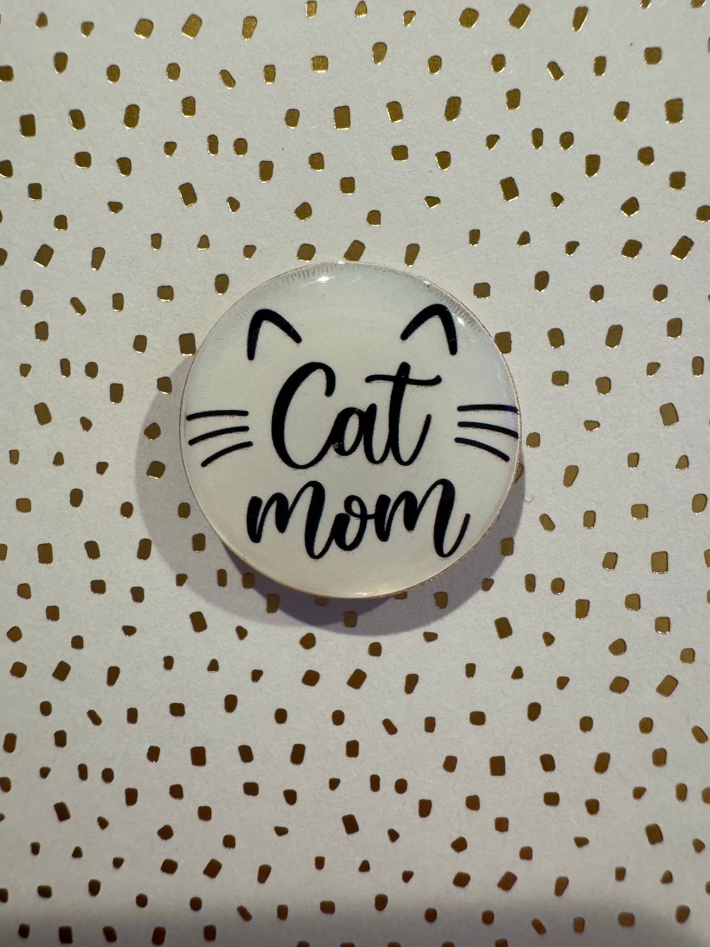 Cat Mom Mini Magnet