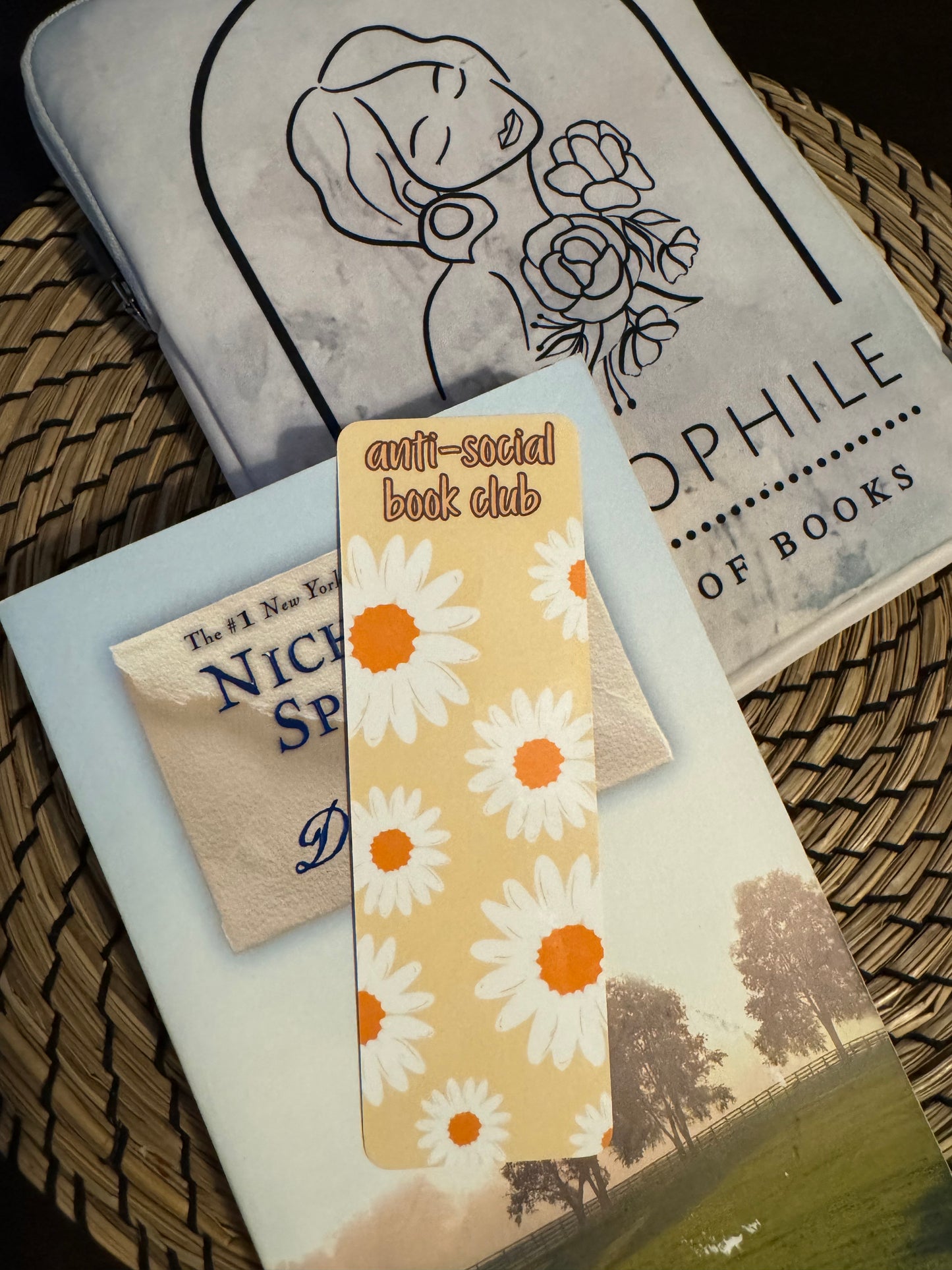 Sunflower Book Quote Bookmarks