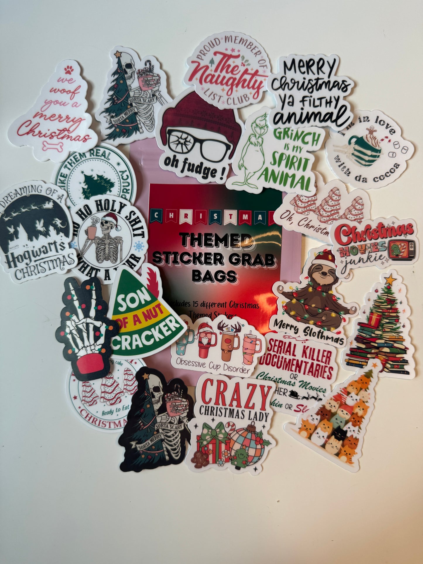 Christmas Sticker Grab Bag