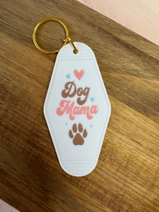 Dog Mama Motel Keychain