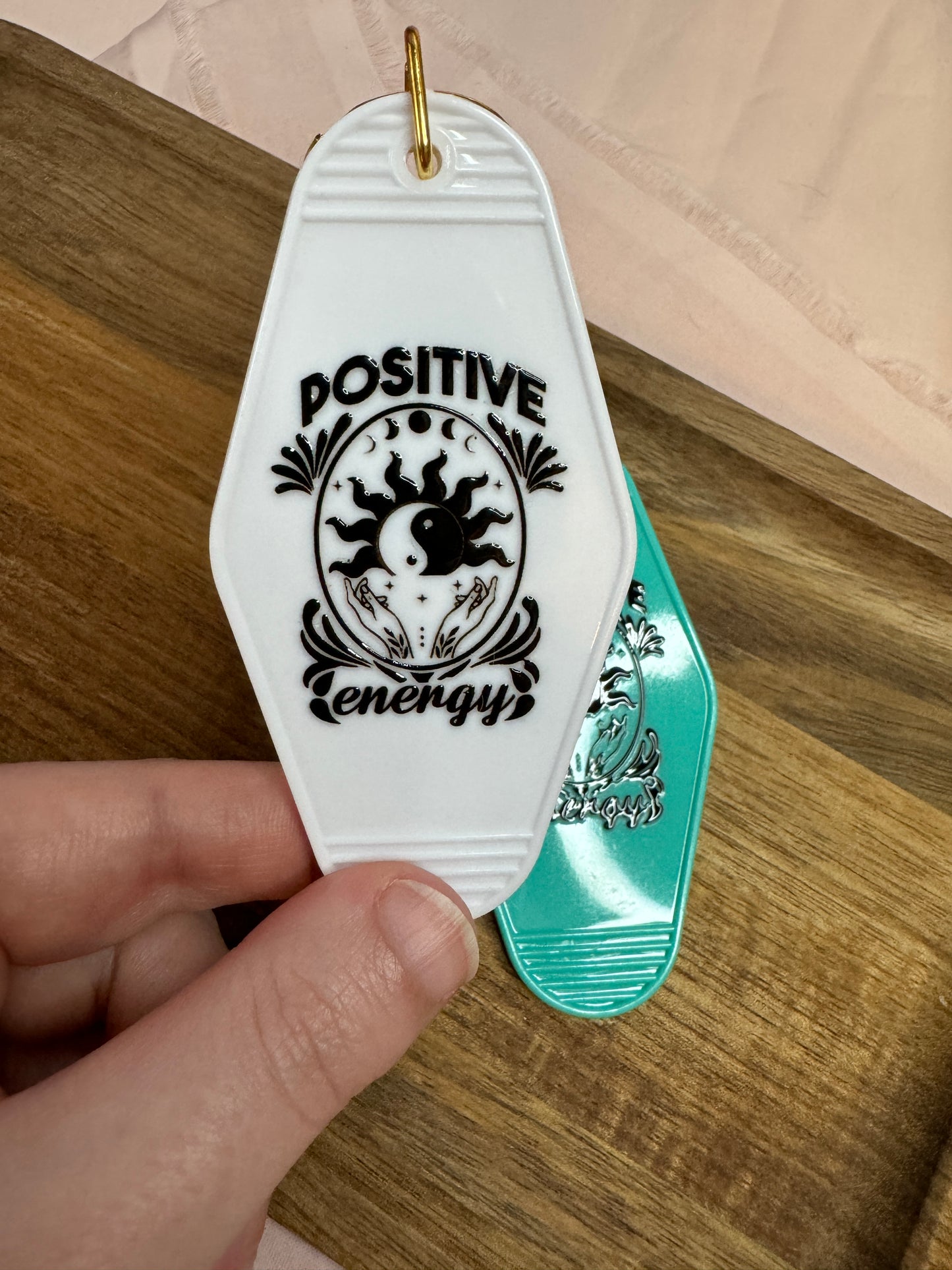 Positive Energy Motel Keychain