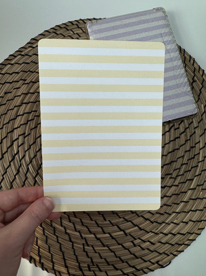 Pastel Striped Kindle Inserts