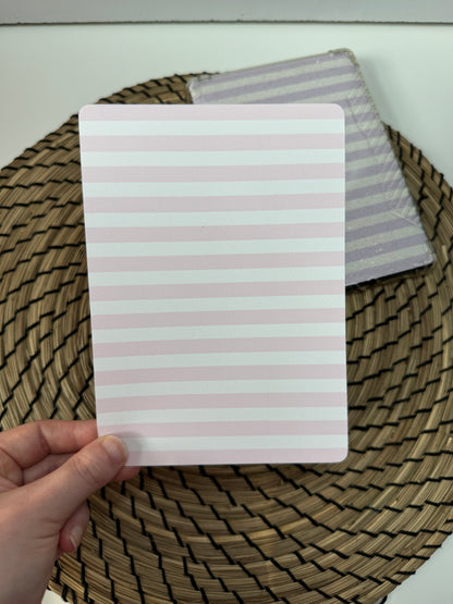 Pastel Striped Kindle Inserts