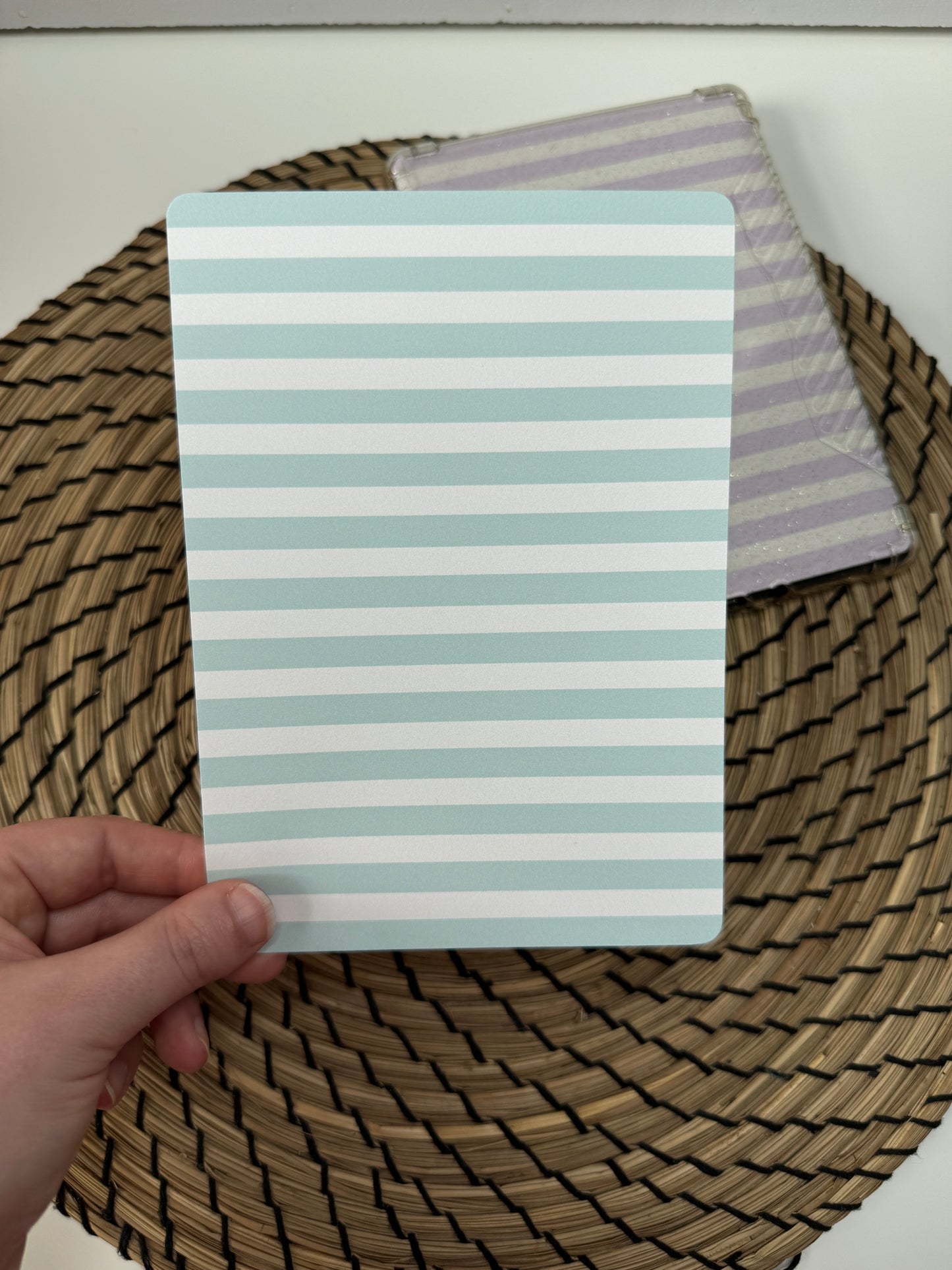 Pastel Striped Kindle Inserts