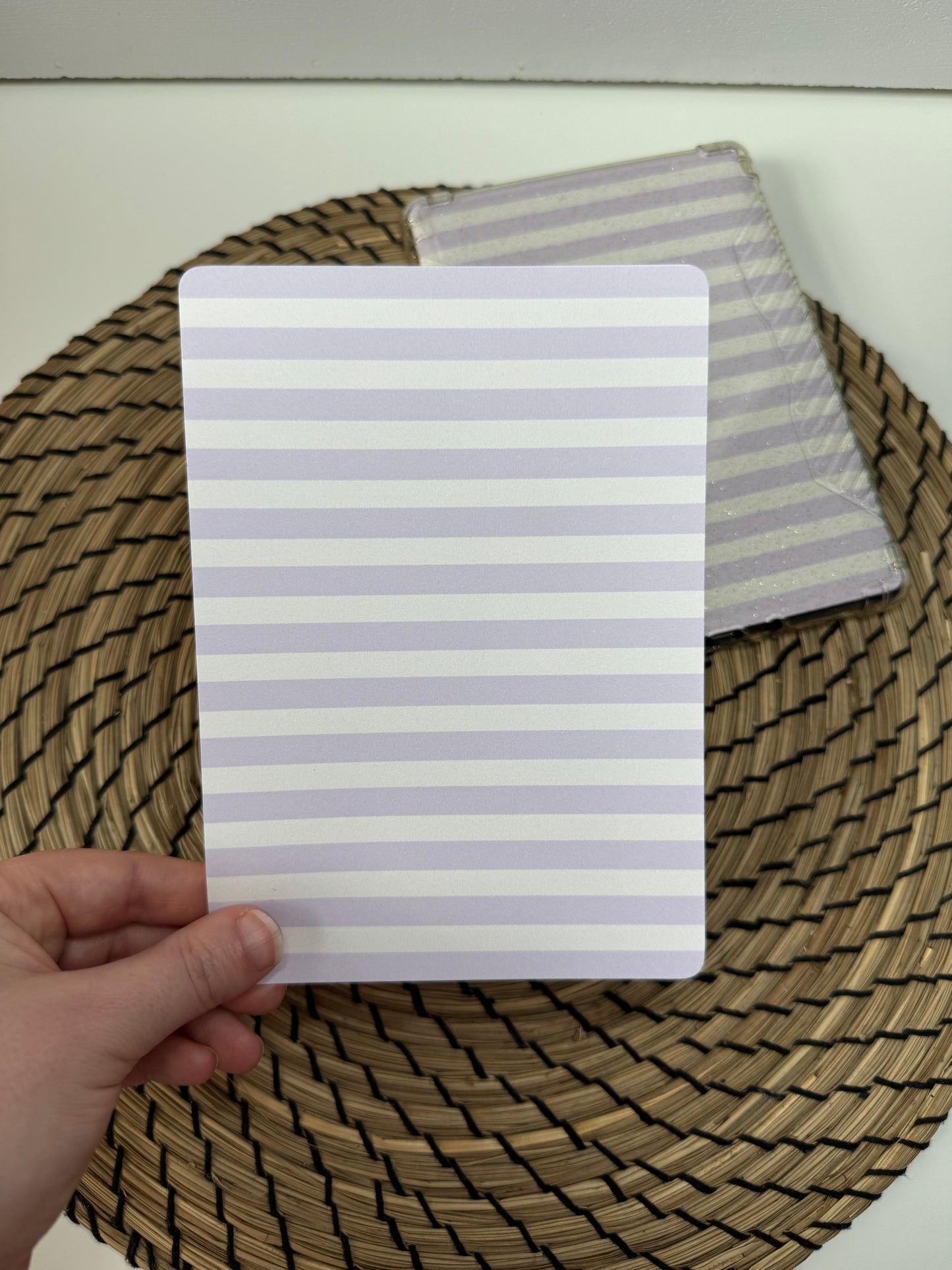 Pastel Striped Kindle Inserts