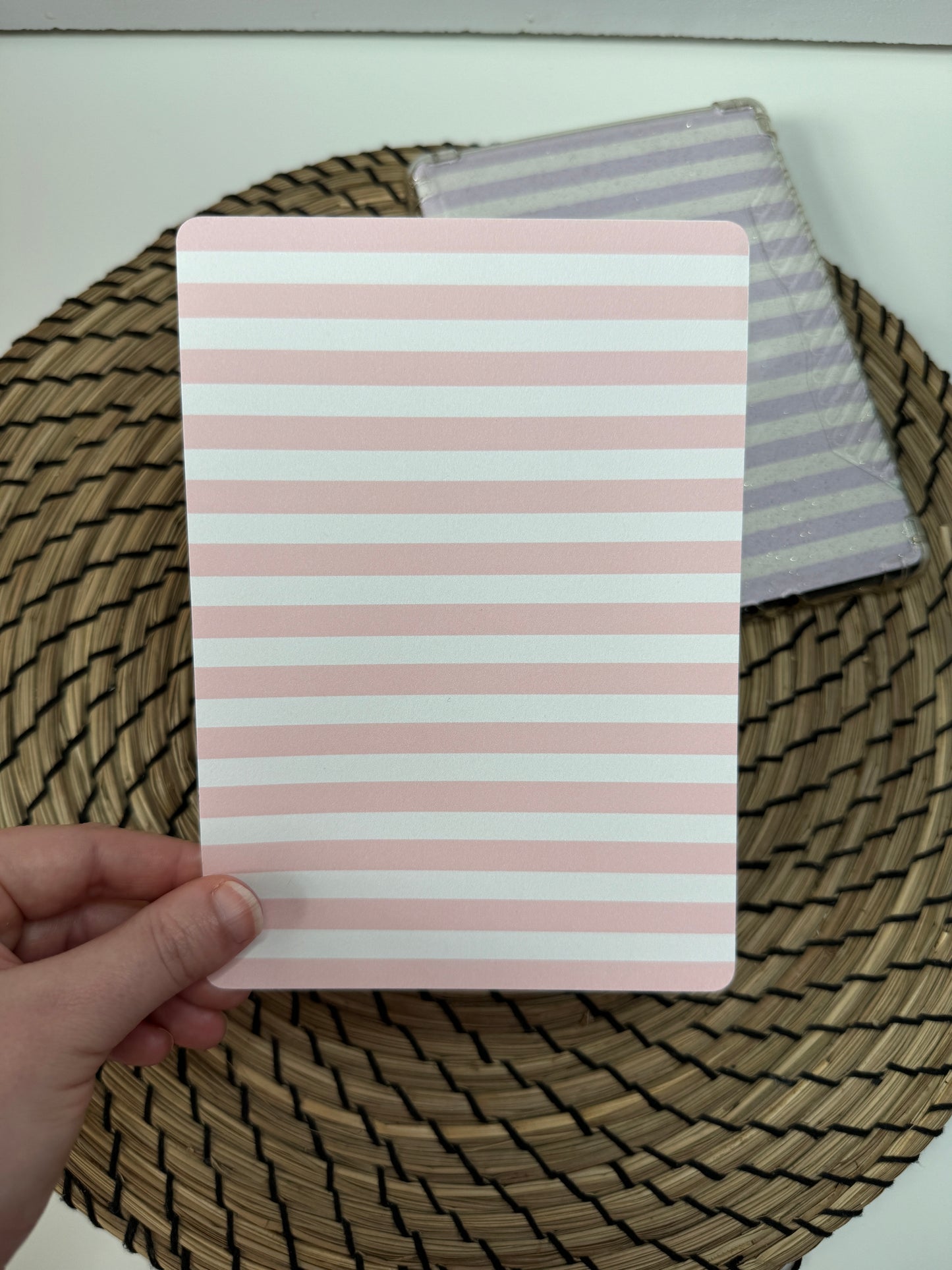 Pastel Striped Kindle Inserts