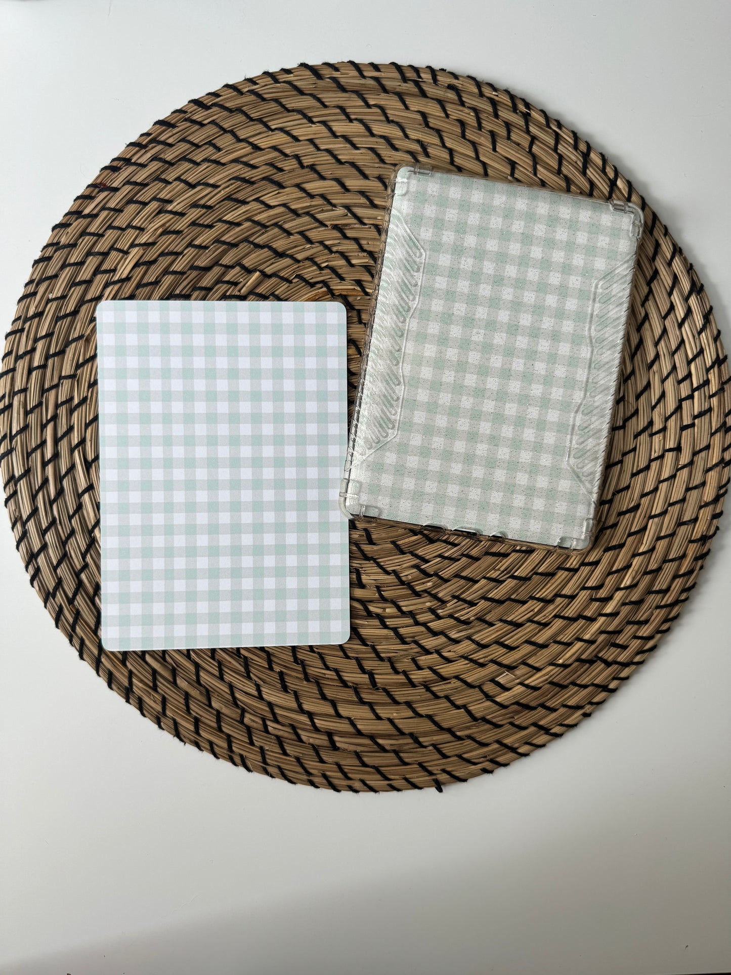 Plaid Pastel Kindle Inserts