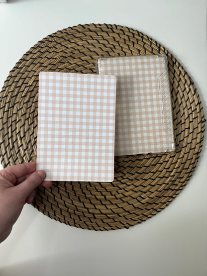 Plaid Pastel Kindle Inserts