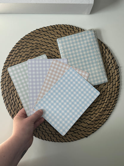 Plaid Pastel Kindle Inserts