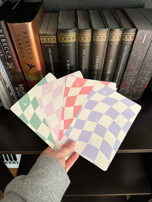 Colorful Checkered Kindle Inserts