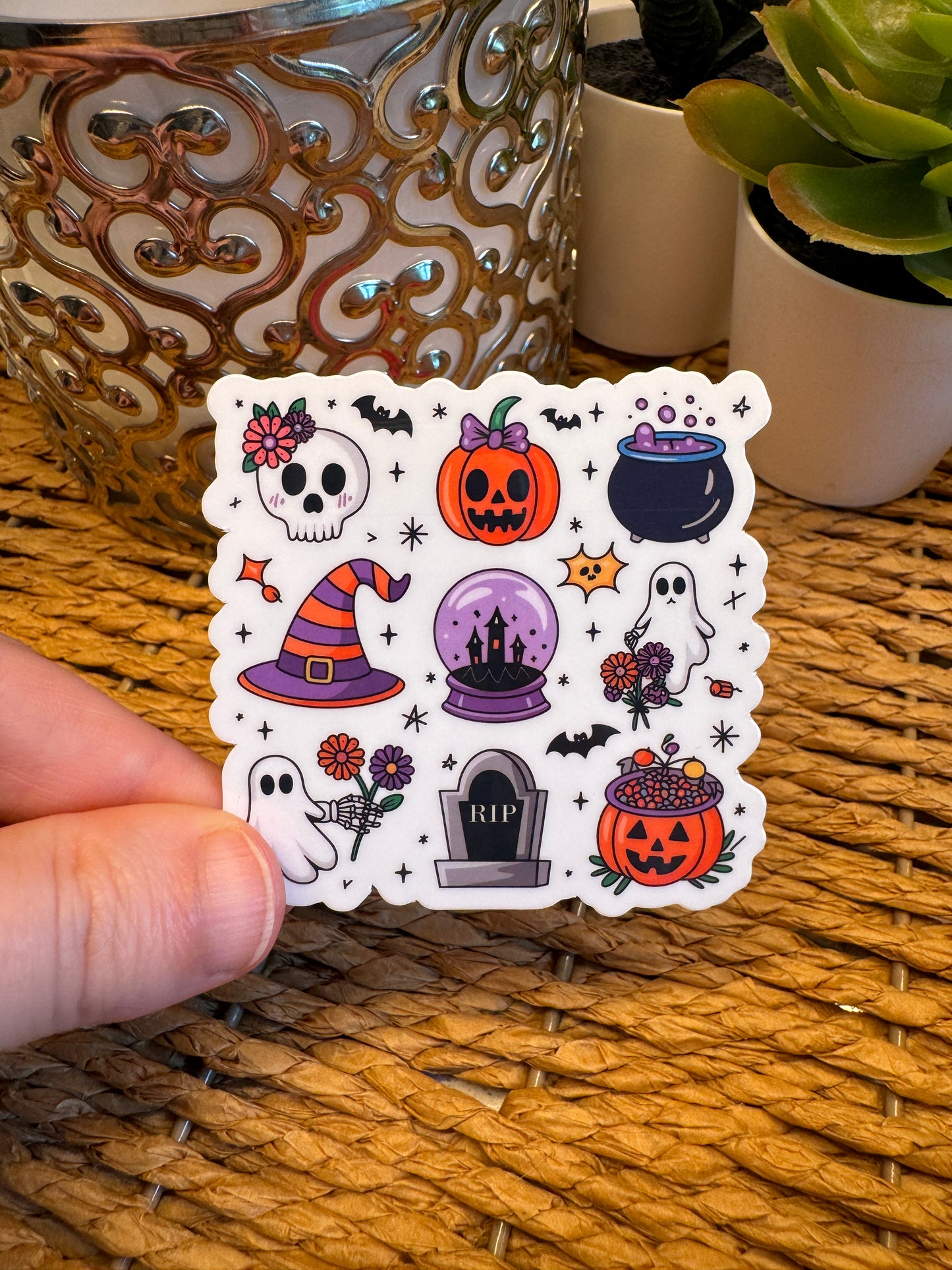 Halloween Collage Sticker