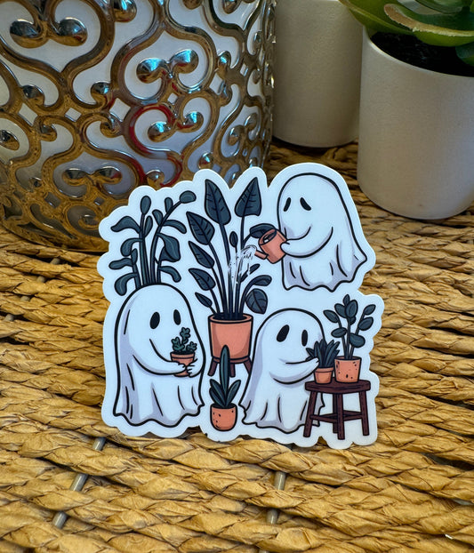 Plant Ghost Friends Sticker