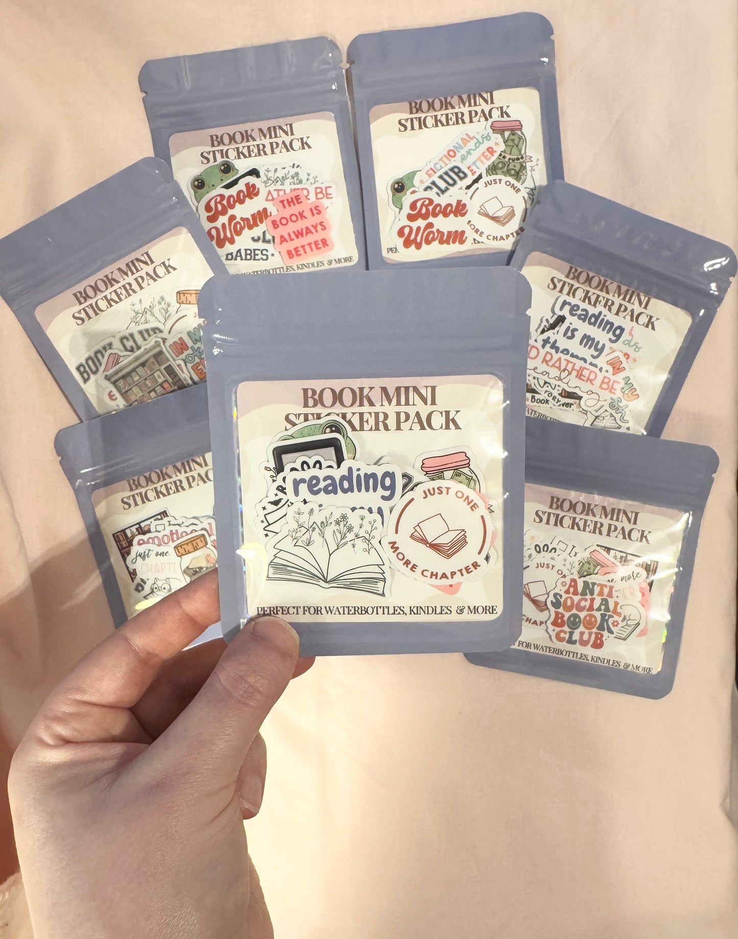 Book Themed Mini Sticker Pack