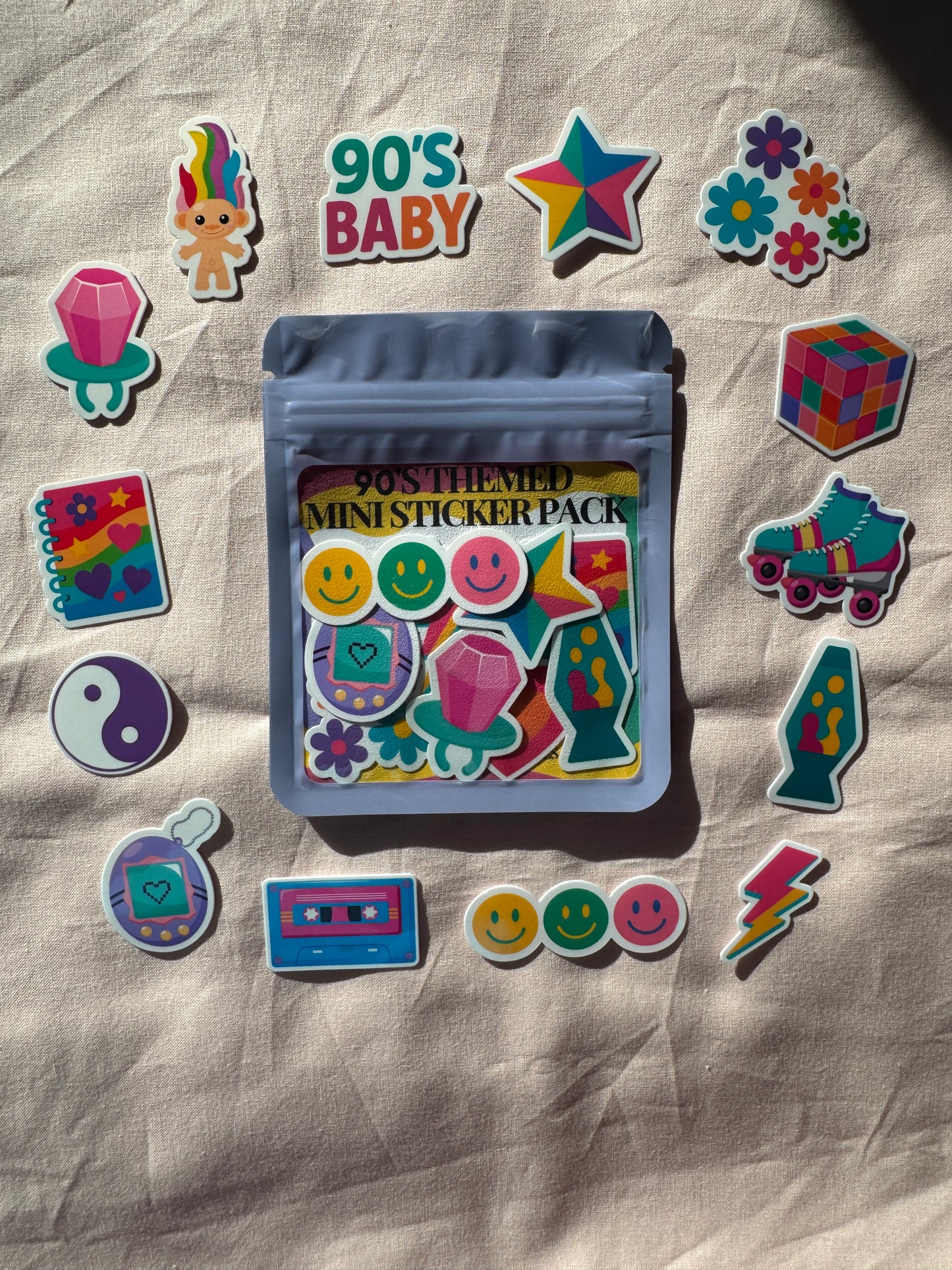 90's Themed Mini Sticker Pack