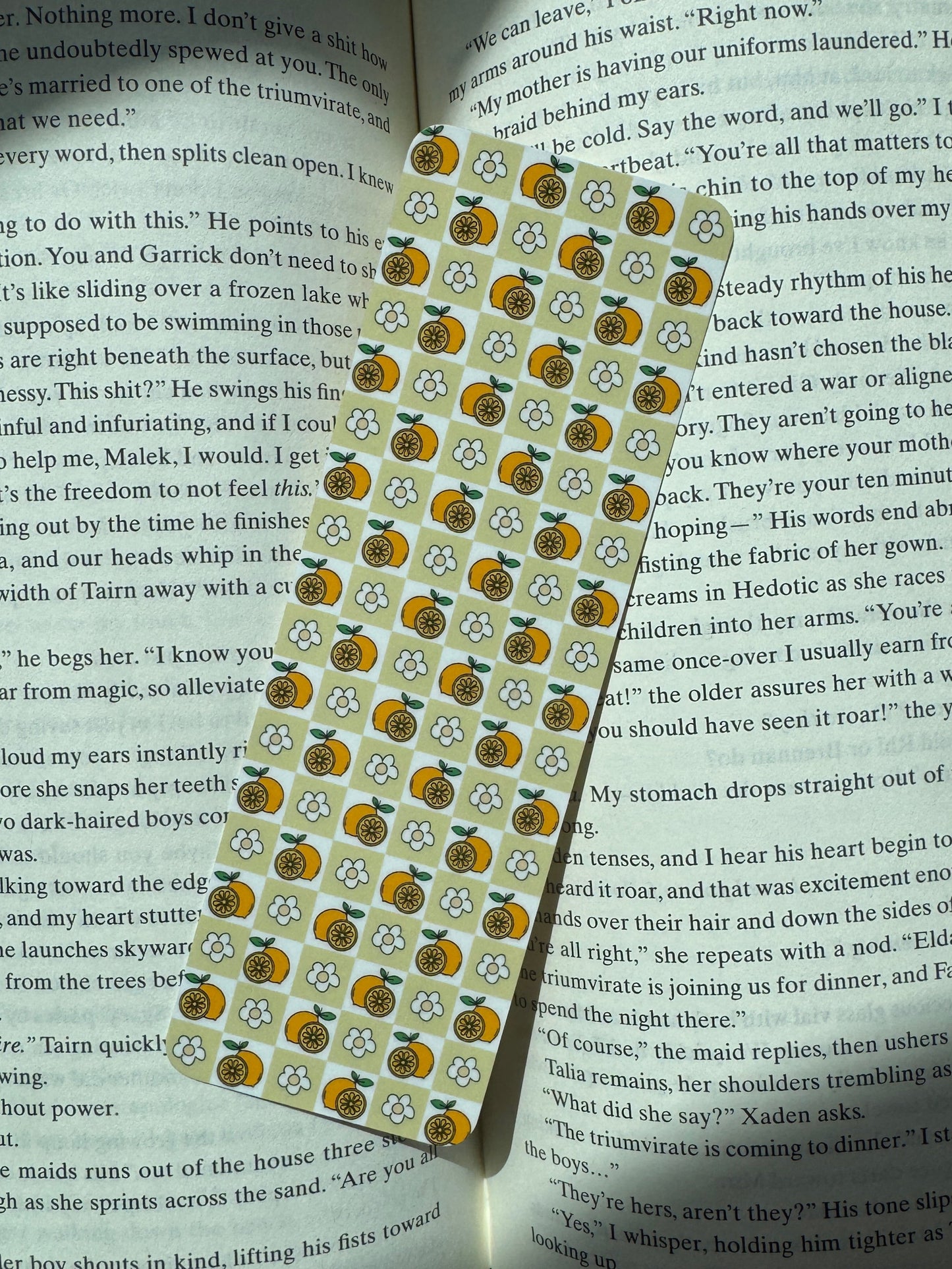 Lemon Fruit Themed Bookmark