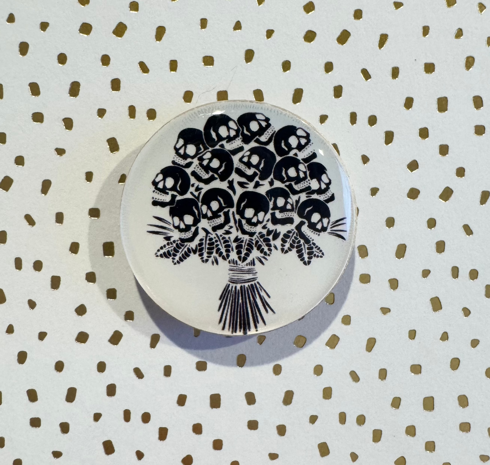 Skull Bouquet Mini Magnet