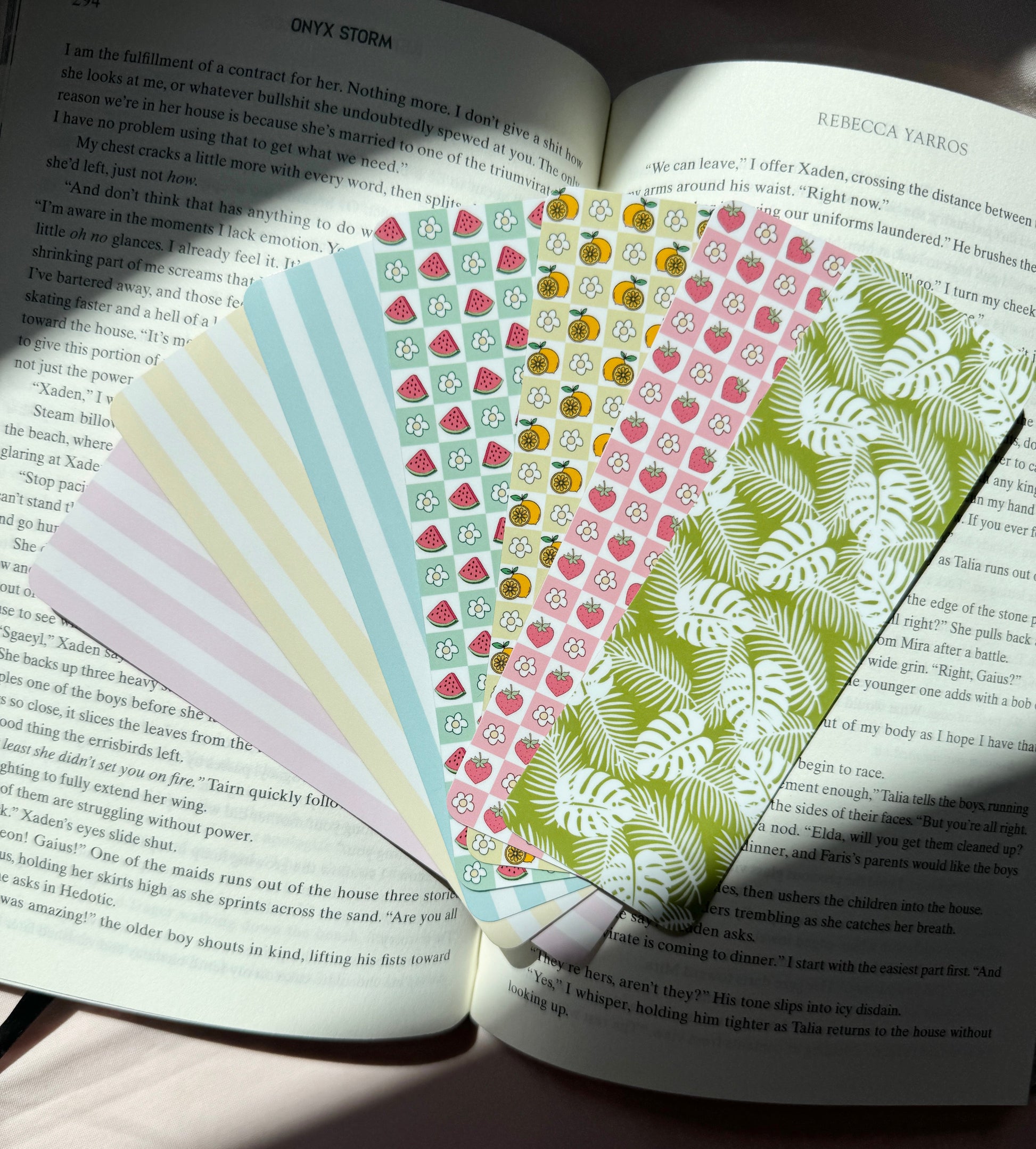Summer bookmark collection