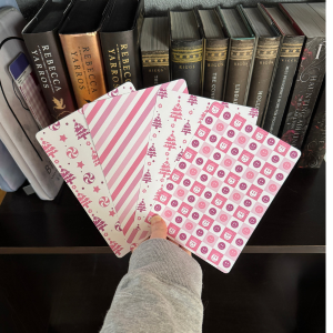 Pink Christmas Themed Kindle Inserts