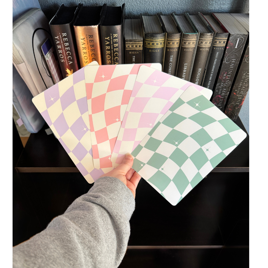 Colorful Checkered Kindle Inserts