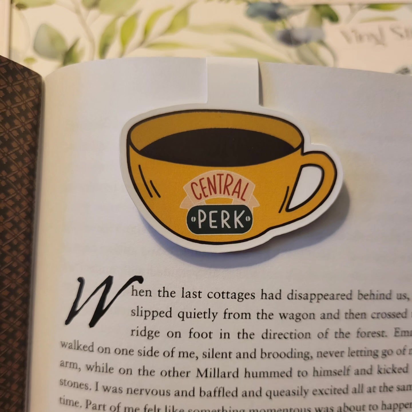 Central Perk Coffee Cup Magnetic Bookmark